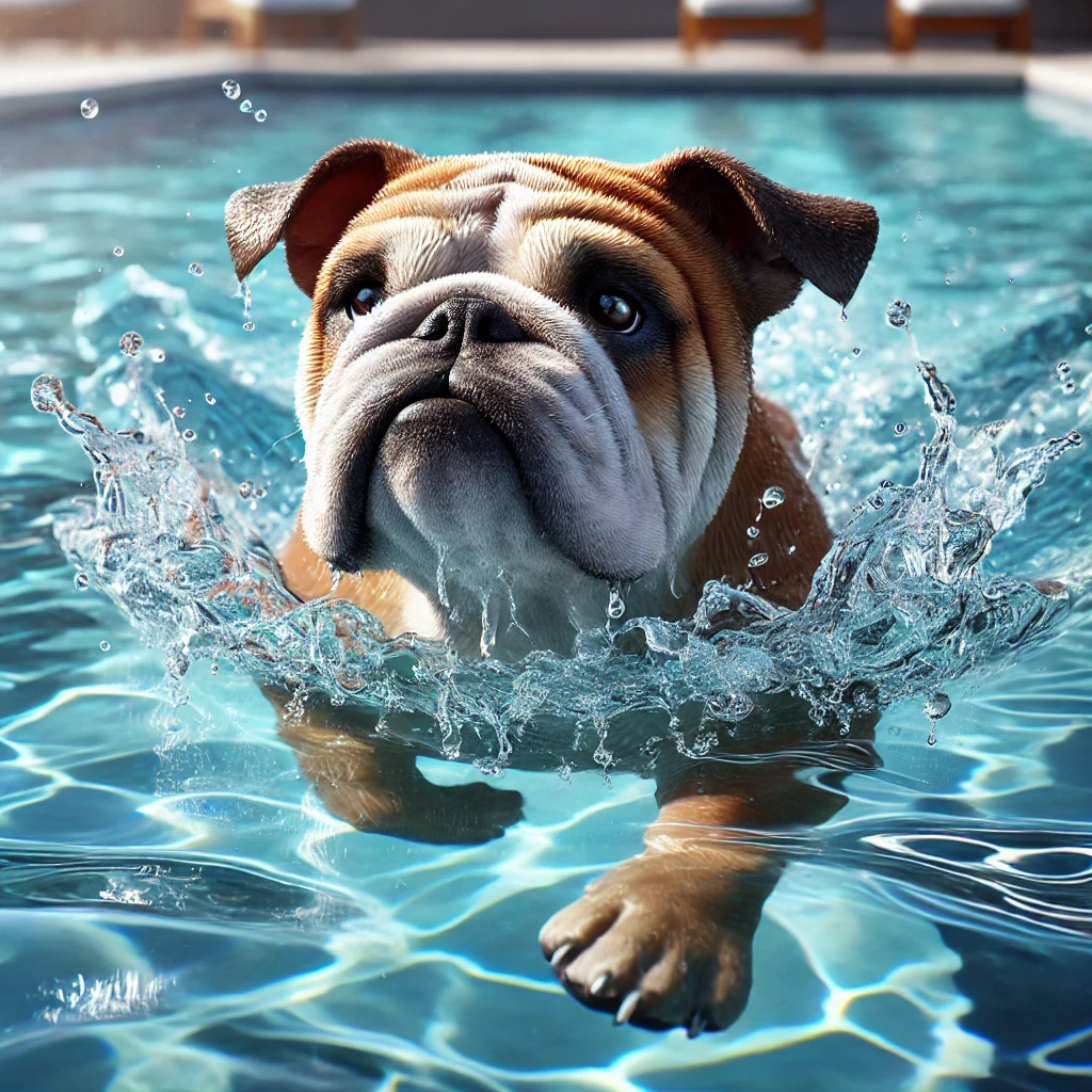 Bulldog Dog Breed Facts Swimming