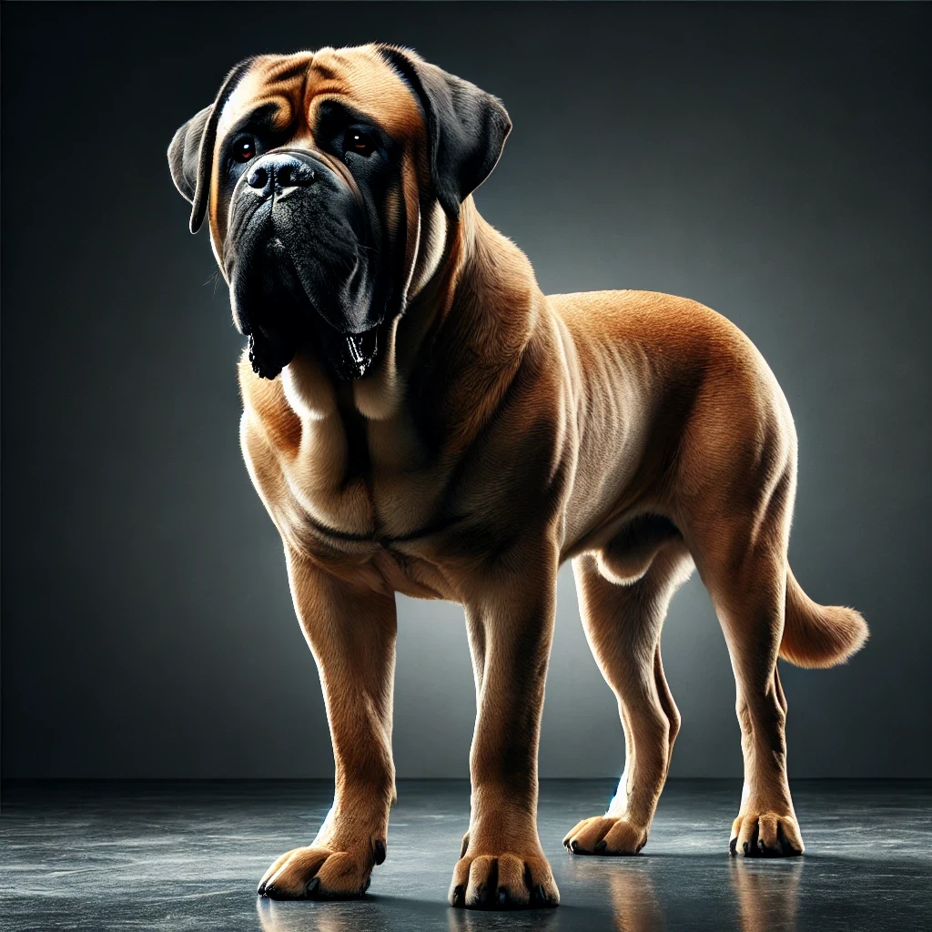Mastiff Dog Breed Facts Portrait